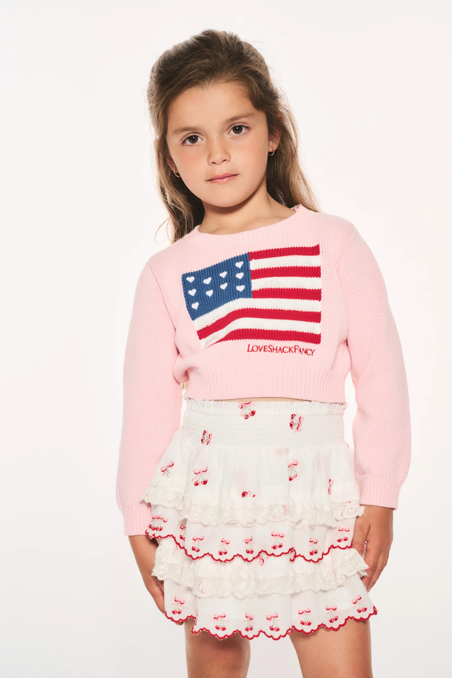 Little Girls Viennetta Heritage Flag Pullover - Image 2