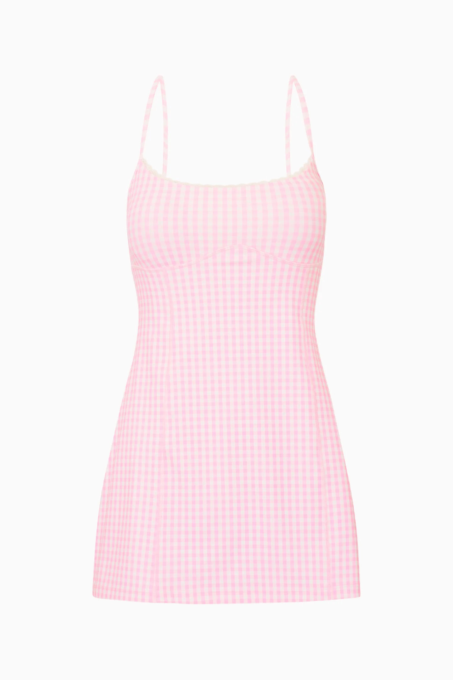 Vivianna Gingham Print Active Dress - Image 6