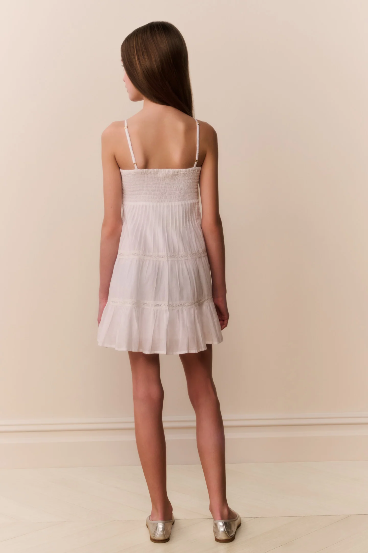 Tween Cotton Lace-Trimmed Zuri Dress - Image 3